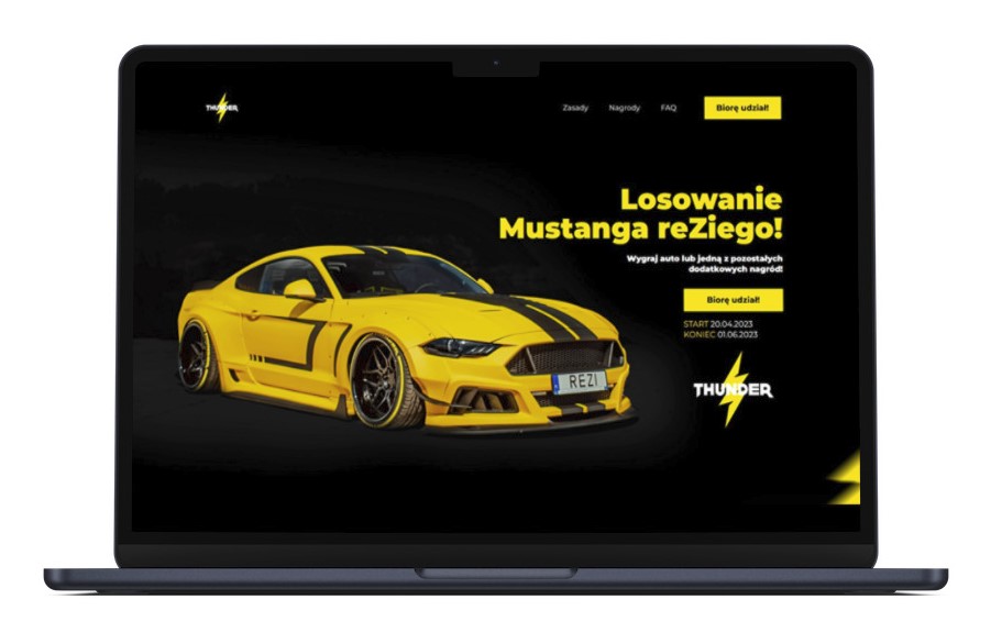 Nofsza z Grupy Eura7 organizuje losowanie Forda Mustanga reZiego » Grupa Eura7